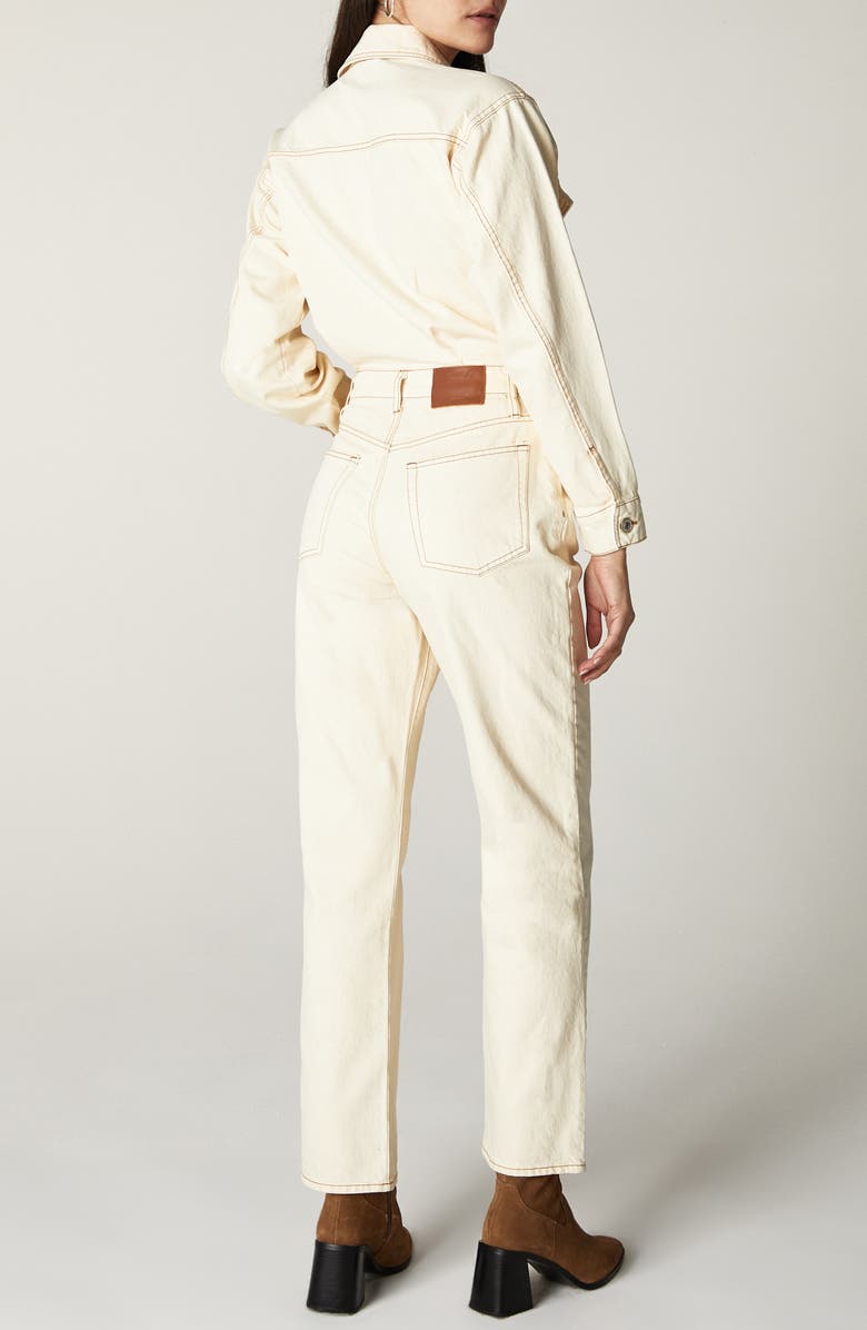 Unpublished Simone Long Sleeve Denim Jumpsuit, Alternate, color,