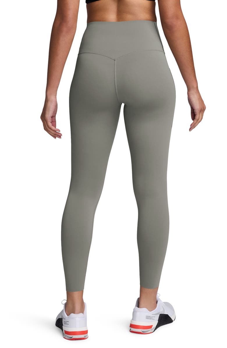 Nike Universa Medium Support High Waist 7/8 Leggings, Alternate, color, Light Army/ Black