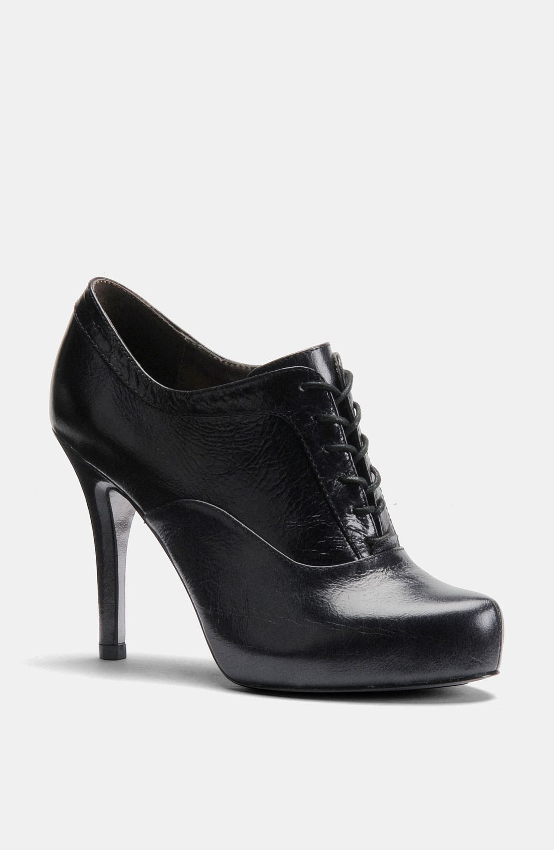 'Coralia' High Heel Oxford, Main, color, BLACK