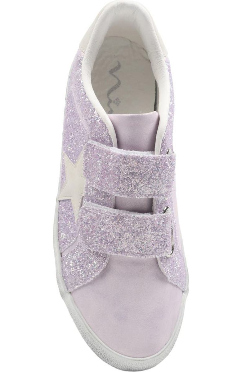 Nina Kids' Koryana Sneaker, Alternate, color, Light Purple Glitter