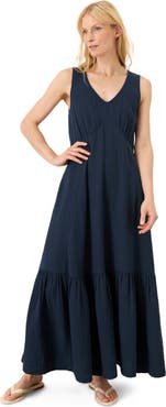 Pact Organic Cotton Double Gauze Beach To Brunch Dress