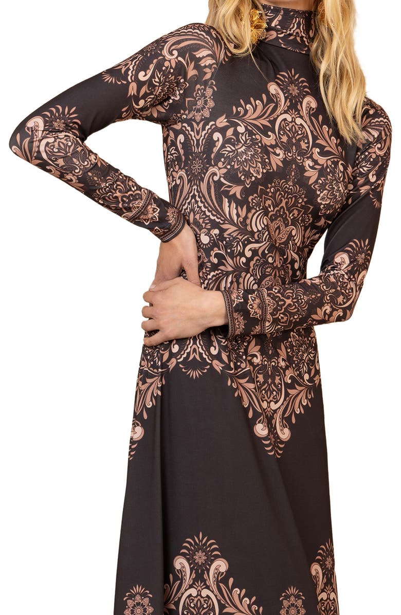 Hale Bob Ainhoa Jersey Dress, Alternate, color, Black