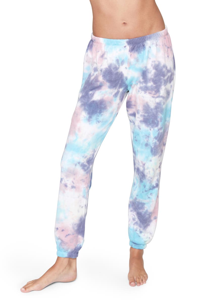 Spiritual Gangster Perfect Tie Dye Sweatpants, Main, color,