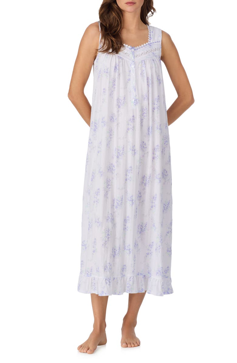 Eileen West Sleeveless Cotton Ballet Nightgown, Main, color, 