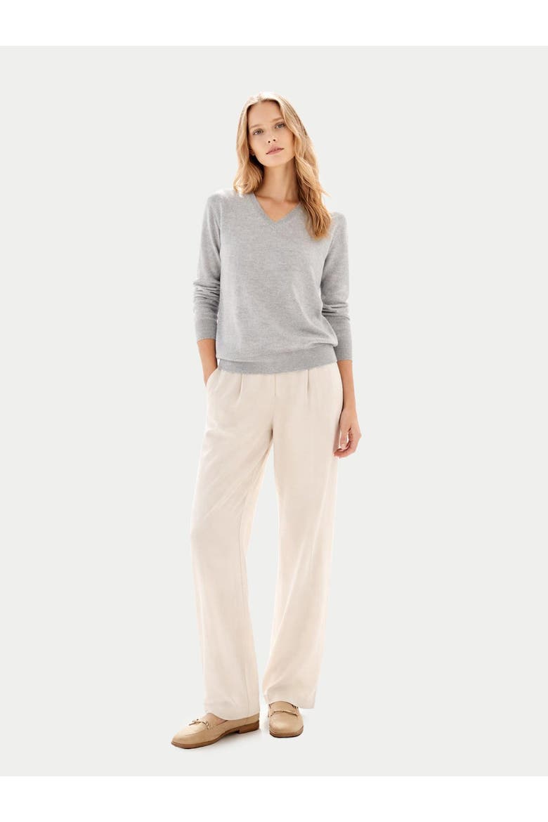 Timeless Cashmere V-Neck Sweater, Alternate, color, high rise