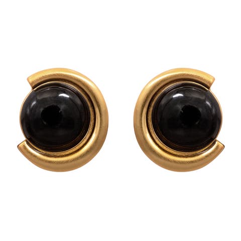 Button Earring