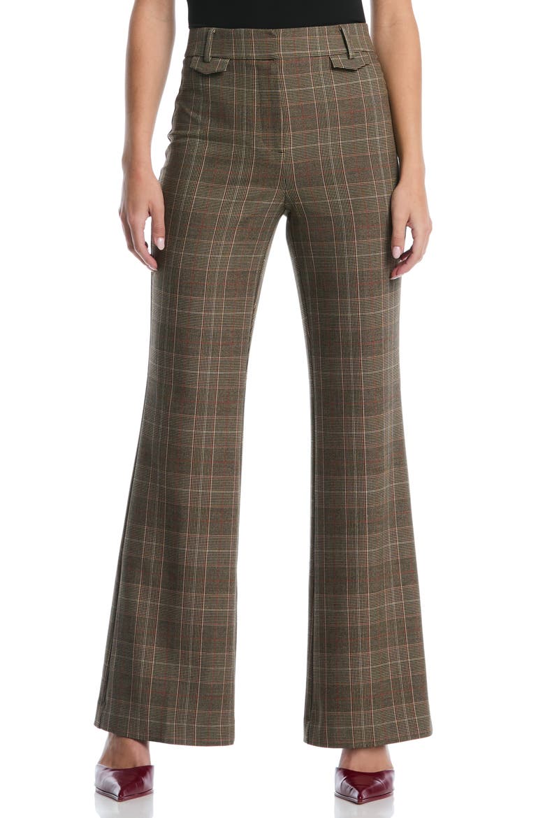Flared Leg Pants, Main, color, CHICORY COFFER