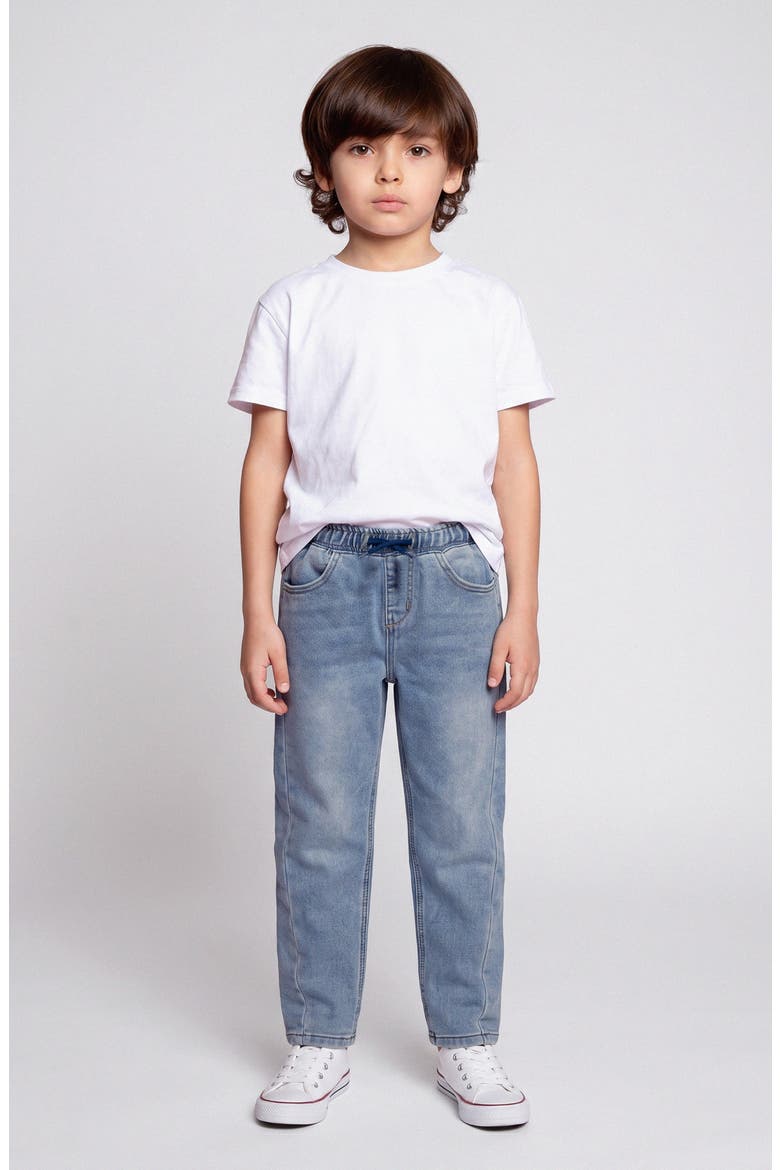 Kids' Maxwell Relaxed Fit Stretch Jeans, Alternate, color, MED WASH