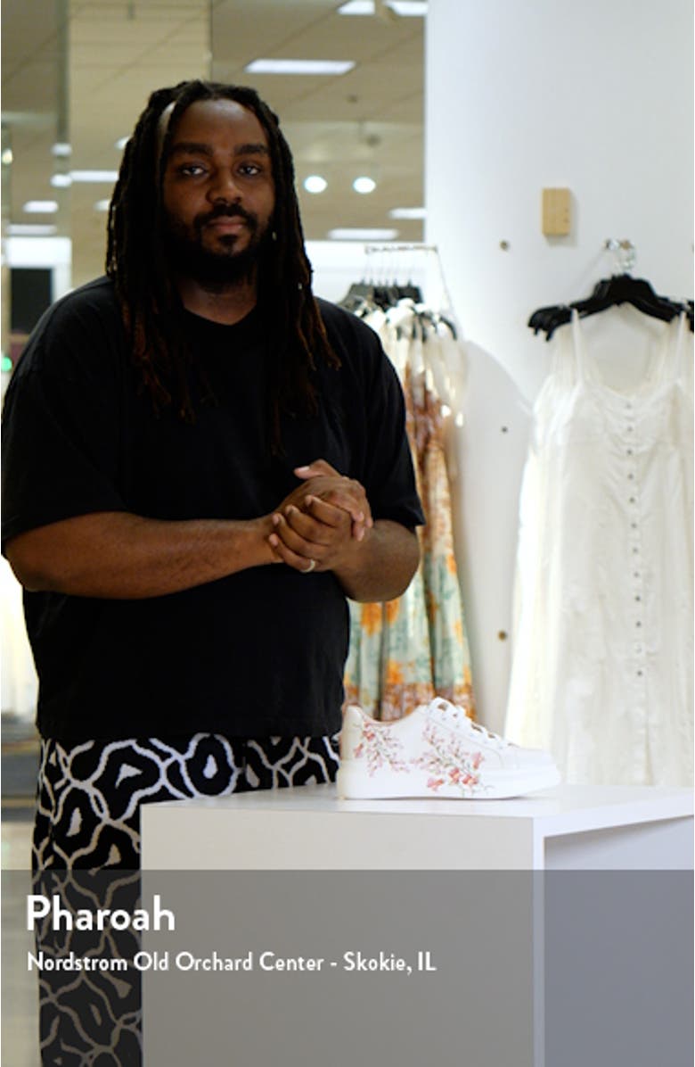 Peono Floral Platform Sneaker, sales video thumbnail