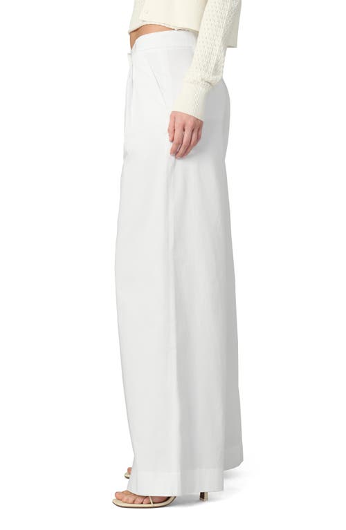 Joe's The Brody Pleated Wide Leg Pants In White