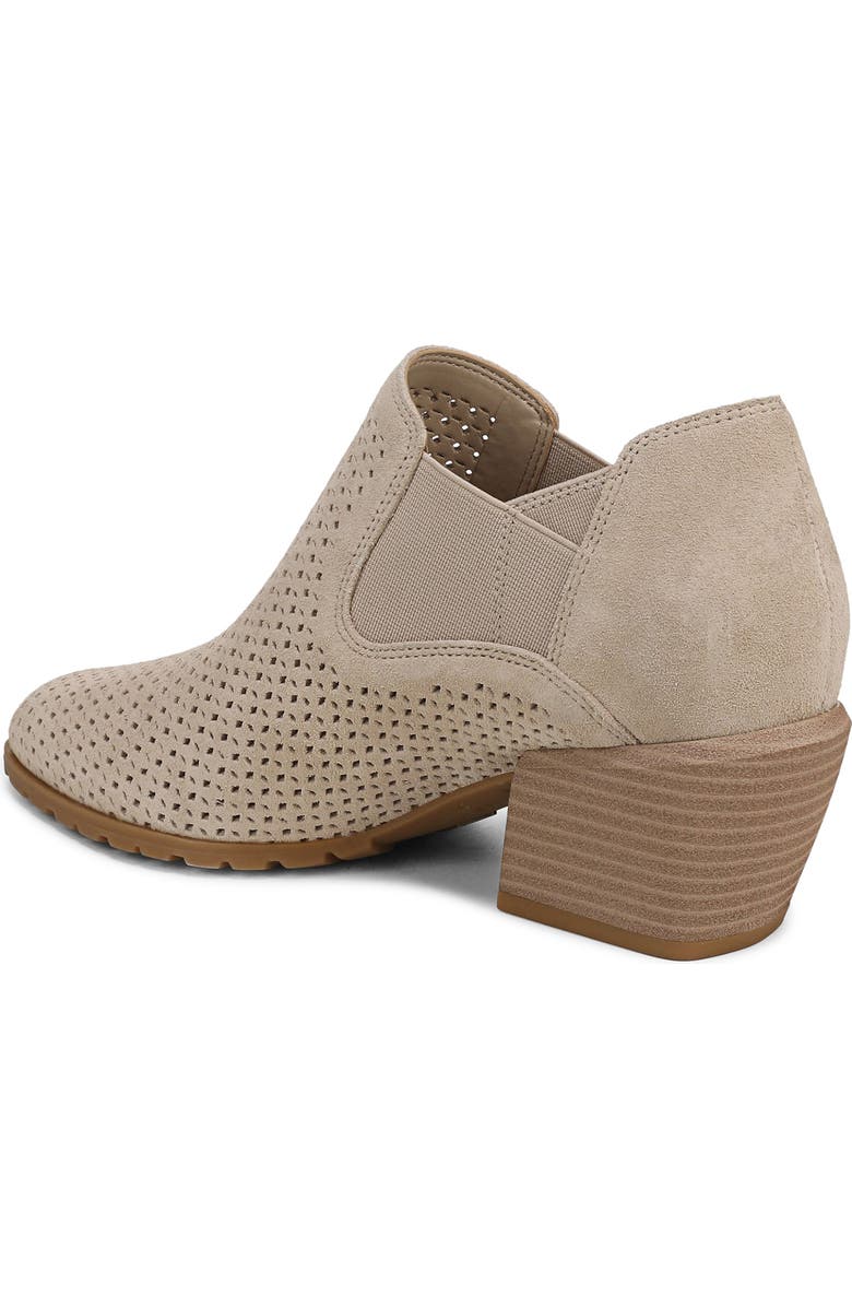 Vionic Bethany Perforated Bootie, Alternate, color, Lucid Beige Suede