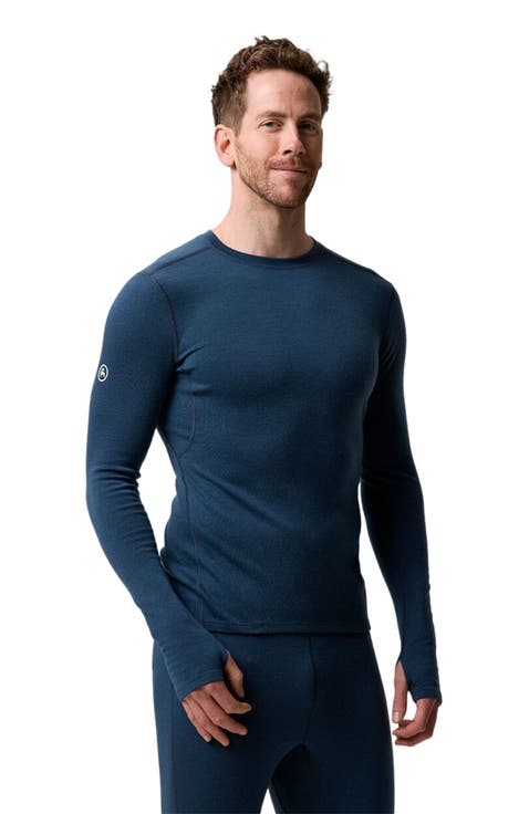 Cedars Rws Merino Mid-Wt Baselayer Crew Top - Men's