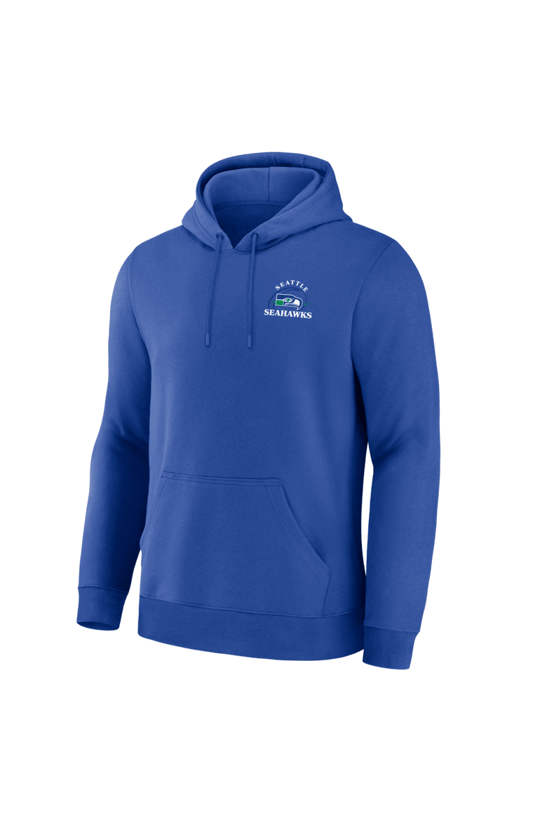 Men's Fanatics Royal Seattle Seahawks Classic Scribble Legacy Fleece Hoodie, Alternate, color, Royal