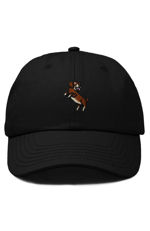 DALIX DALIX DACHSHUND EMBROIDERED DAD CAP