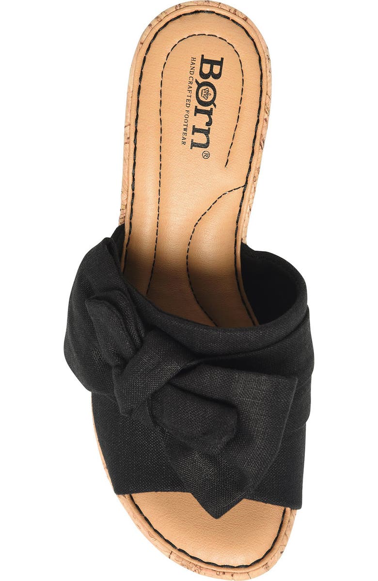 Børn Cami Wedge Platform Sandal, Alternate, color, Black Fabric