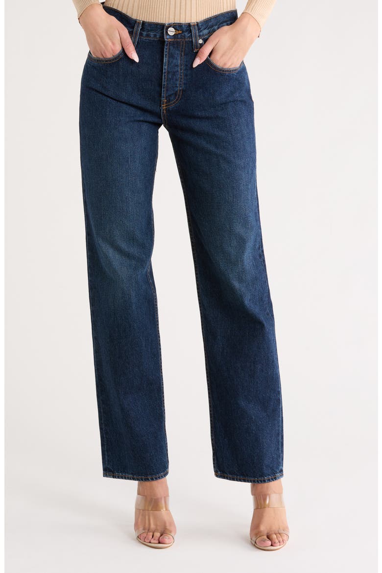 Soda Pop Straight Leg Jeans, Main, color, DARK WASH