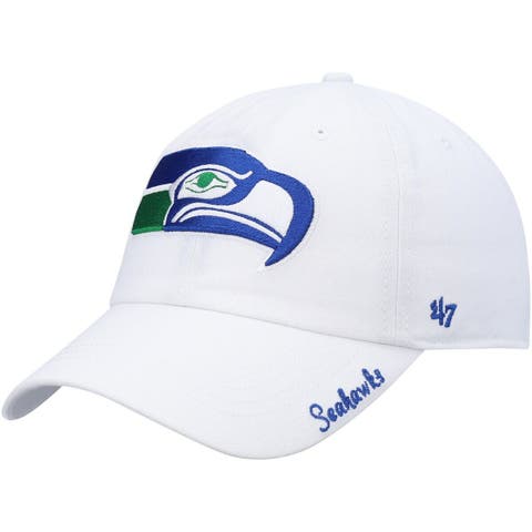 Women's '47 White Seattle Seahawks Miata Clean Up Legacy Adjustable Hat
