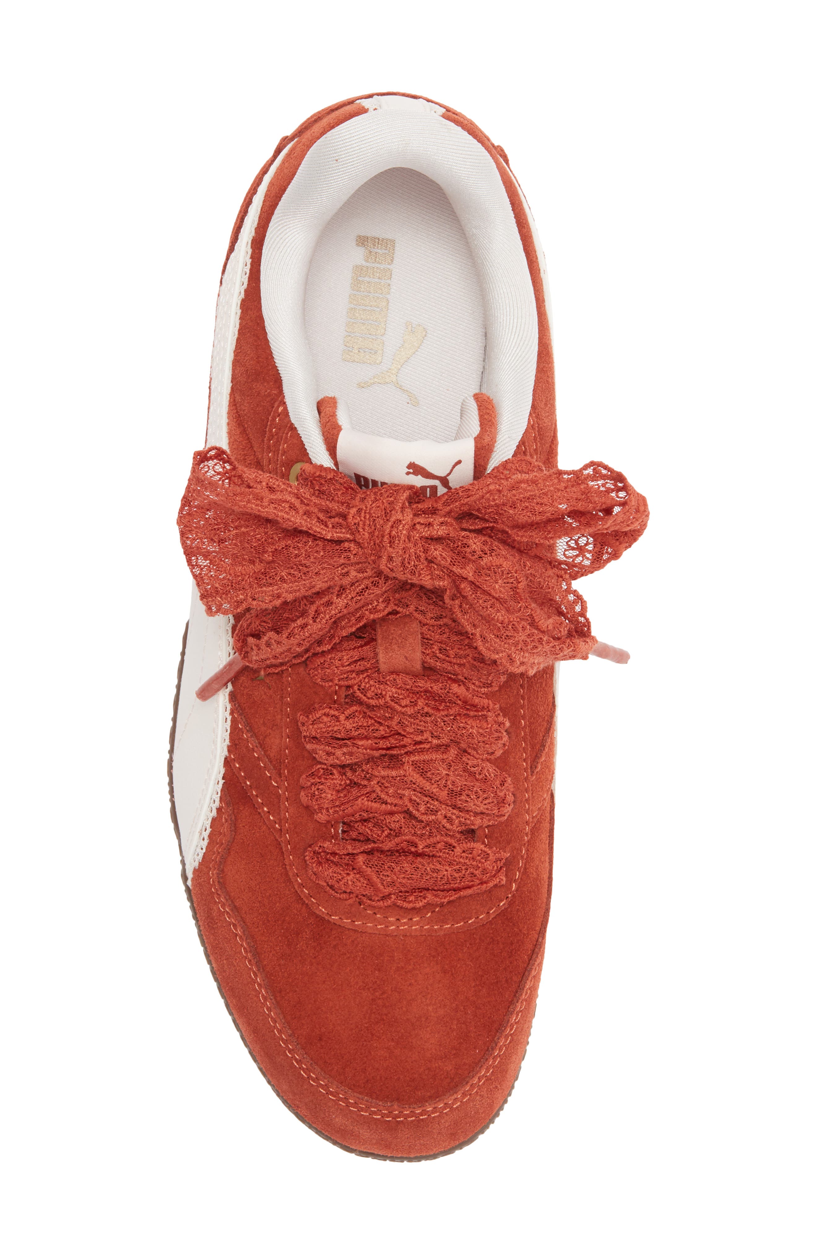 PUMA Bella Donna Romantic Sneaker, Alternate, color, Bordeaux Red/ Jasmine / Gold