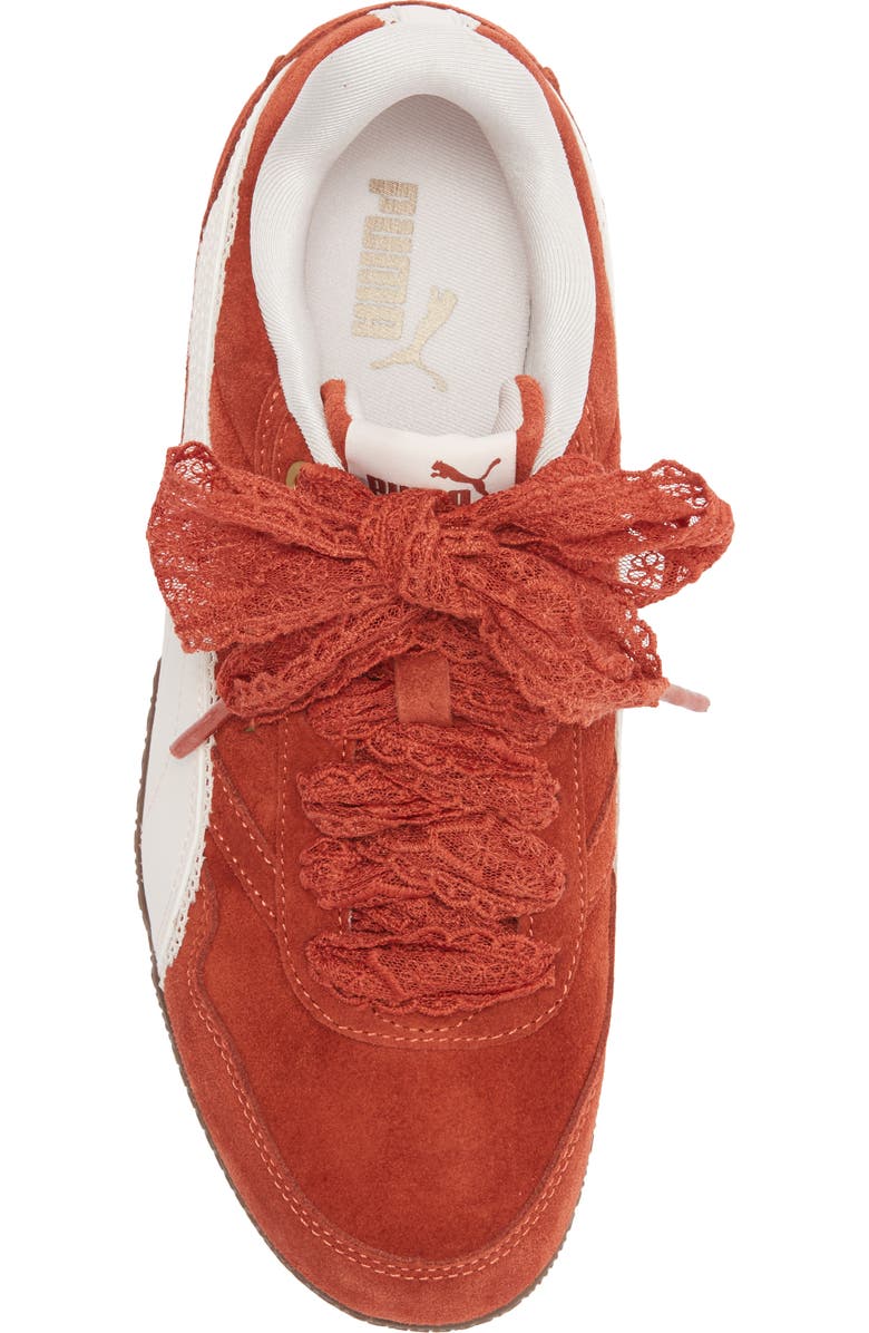 PUMA Bella Donna Romantic Sneaker, Alternate, color, Bordeaux Red/ Jasmine / Gold