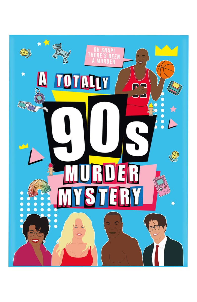 GIFT REPUBLIC A '90s Murder Mystery Game, Main, color, Assorted