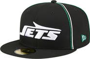 New Era Men's New Era Black New York Jets Soutache 59FIFTY Fitted Hat