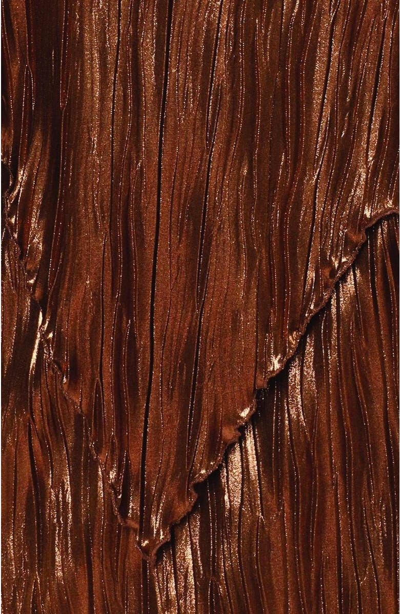 Anna Sui Fortuny Pleats Skirt, Alternate, color, Bronze