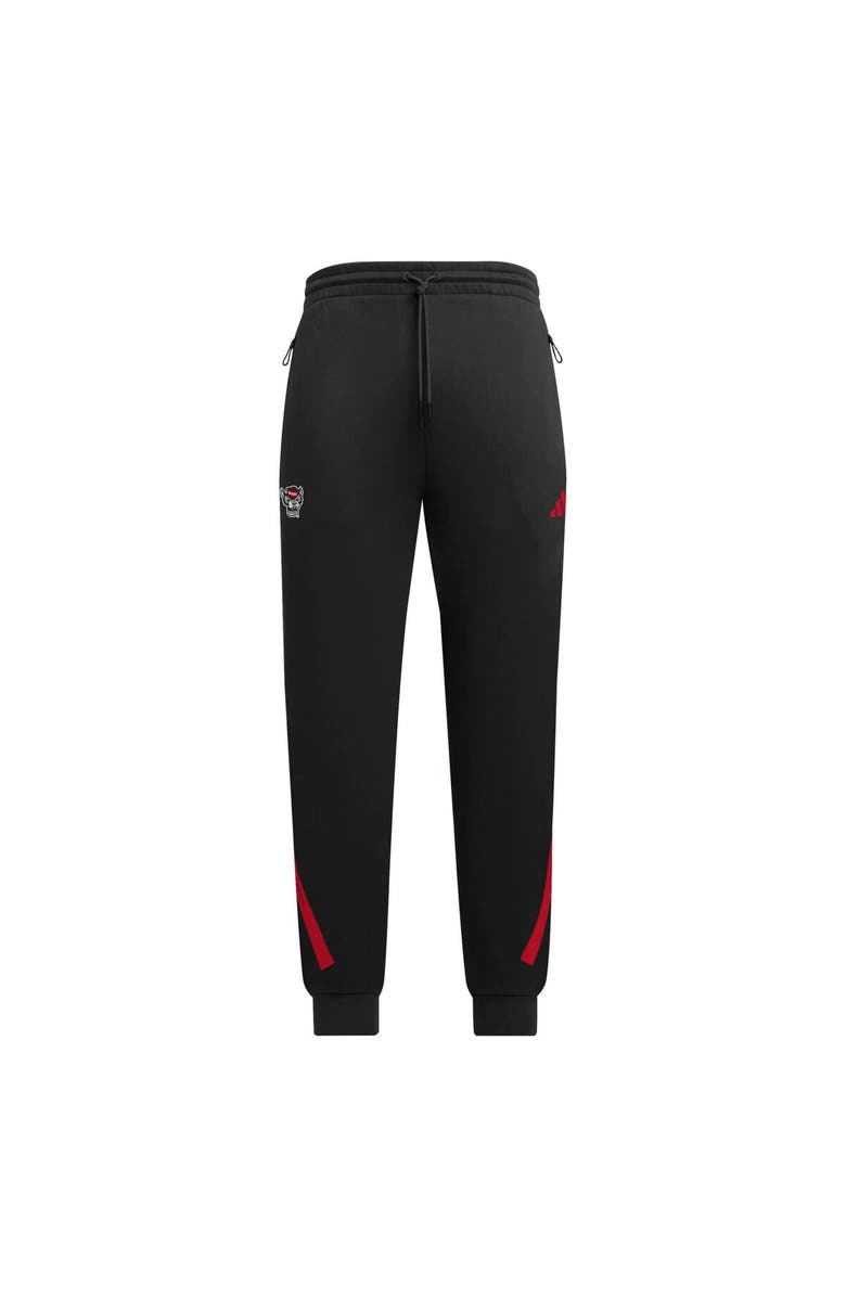 adidas Black NC State Wolfpack Z.N.E. Pants, Alternate, color, Black