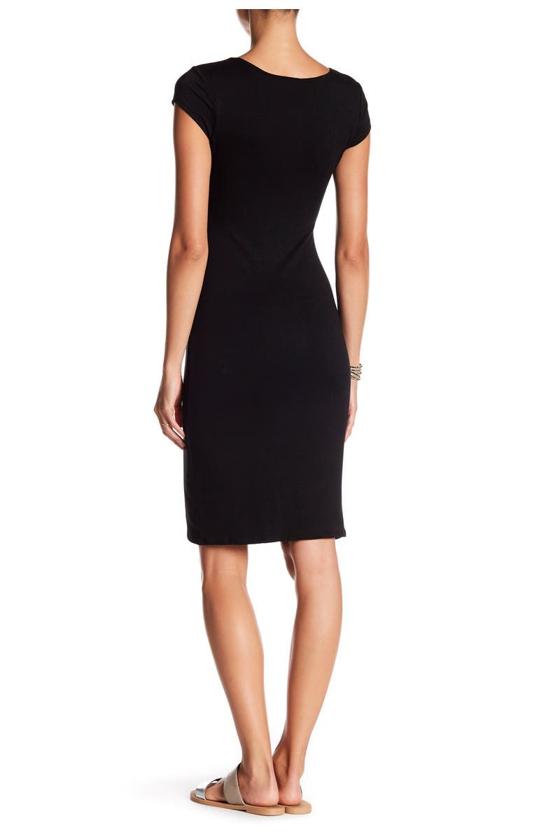 Velvet Torch Cap Sleeve Bodycon Dress, Alternate, color,