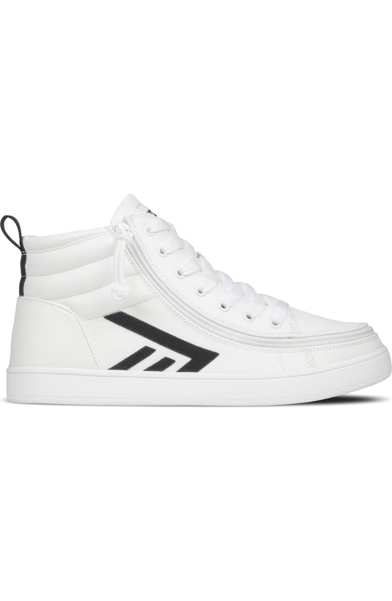 BILLY Footwear Classic High Top Sneaker, Main, color, White/Black