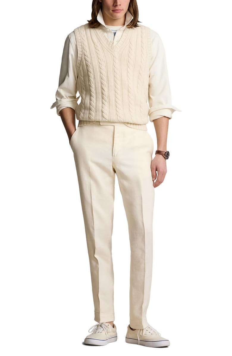 V-Neck Cotton & Cashmere Sweater Vest