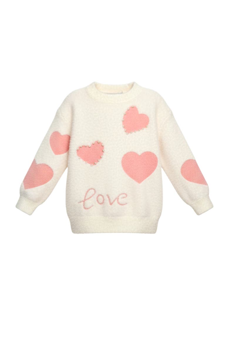 Made To Love You Pearl Knit Sweater, Main, color, Ivory