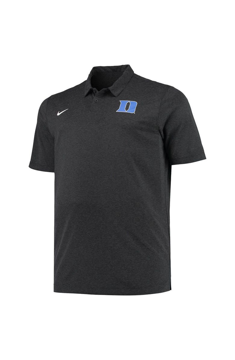 Nike Men's Nike Heathered Black Duke Blue Devils Big & Tall Performance Polo, Alternate, color, Black