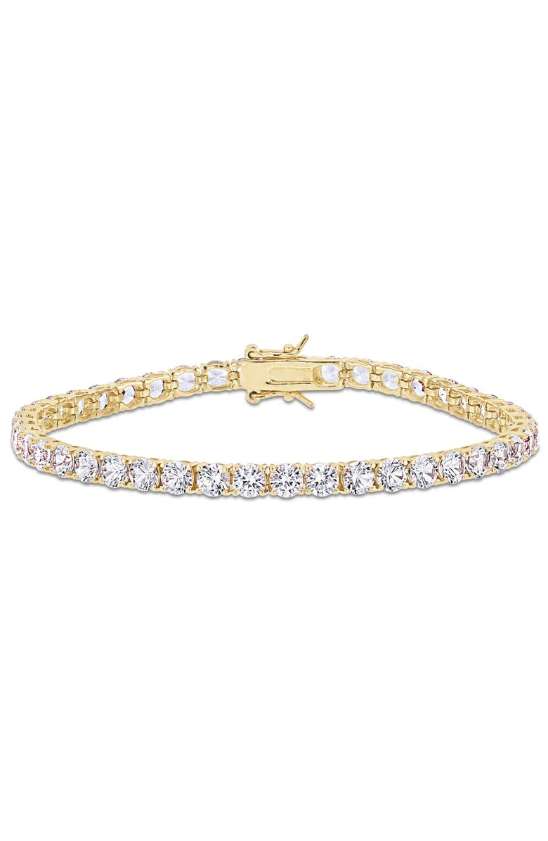 Julianna B. Cubic Zirconia Tennis Bracelet, Main, color, 