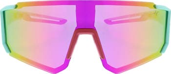 Hurley‎ Women\'s Semi Rim Natural Shield Polarized Sunglasses new Hurley Semi-Rim Shield 137mm Polarized Sunglasses  main image 4