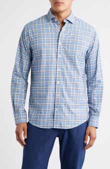 johnnie-O Olie Plaid Stretch Button-Up Shirt