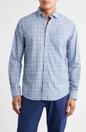 johnnie-O Olie Plaid Stretch Button-Up Shirt
