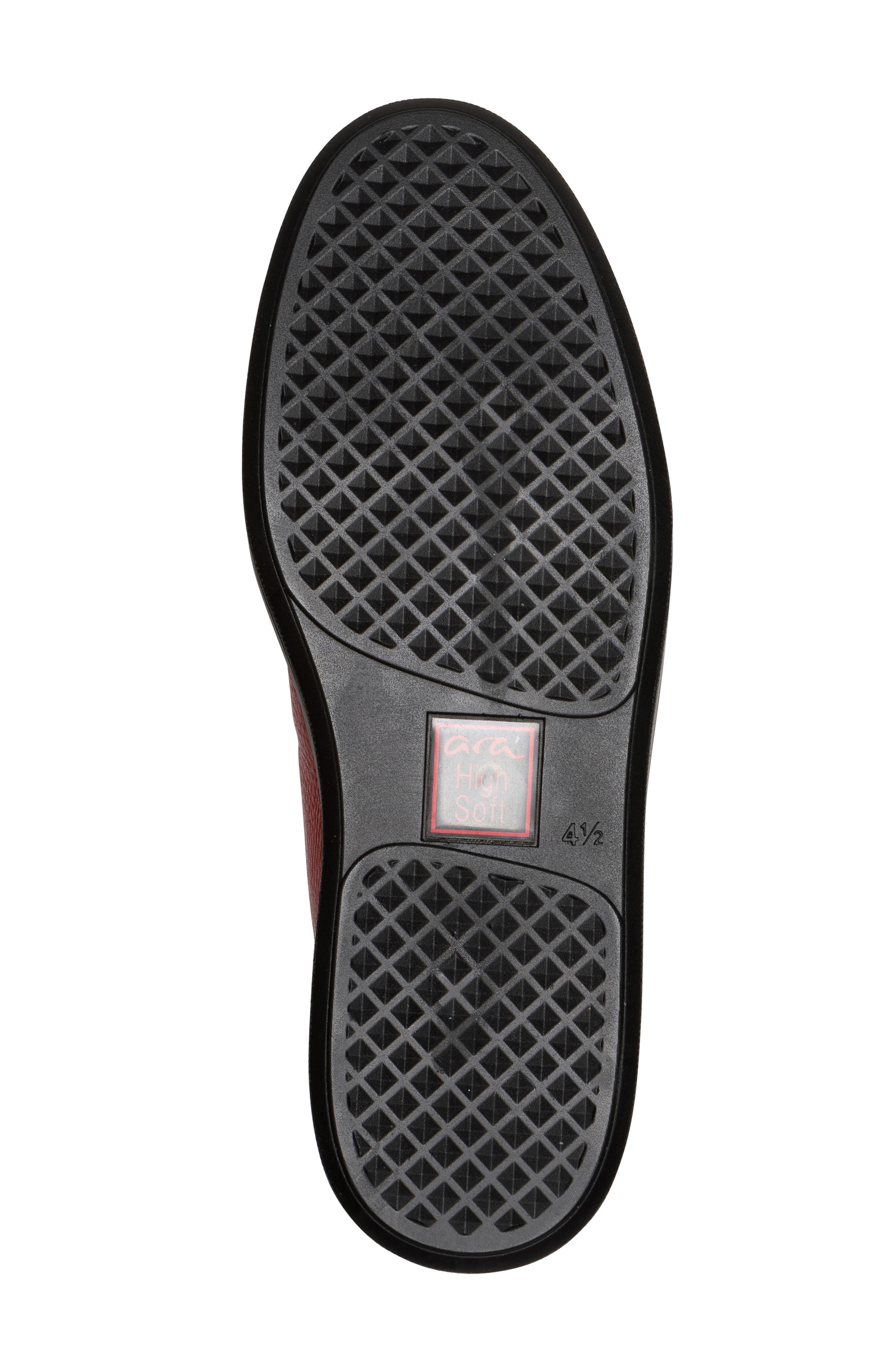Camden High Top Sneaker, Alternate, color, RED