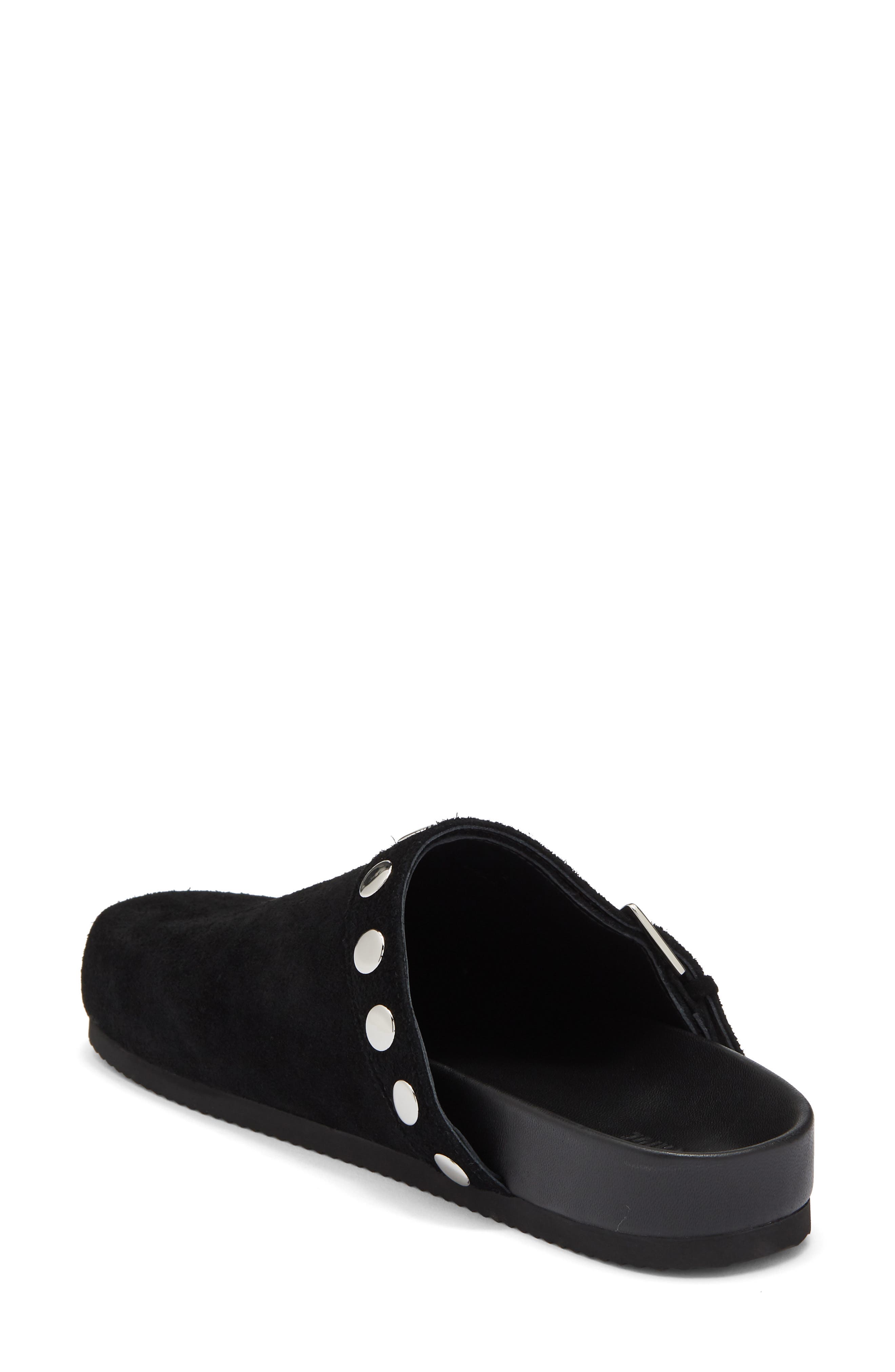 Weaver Studded Clog, Alternate, color, BLACK