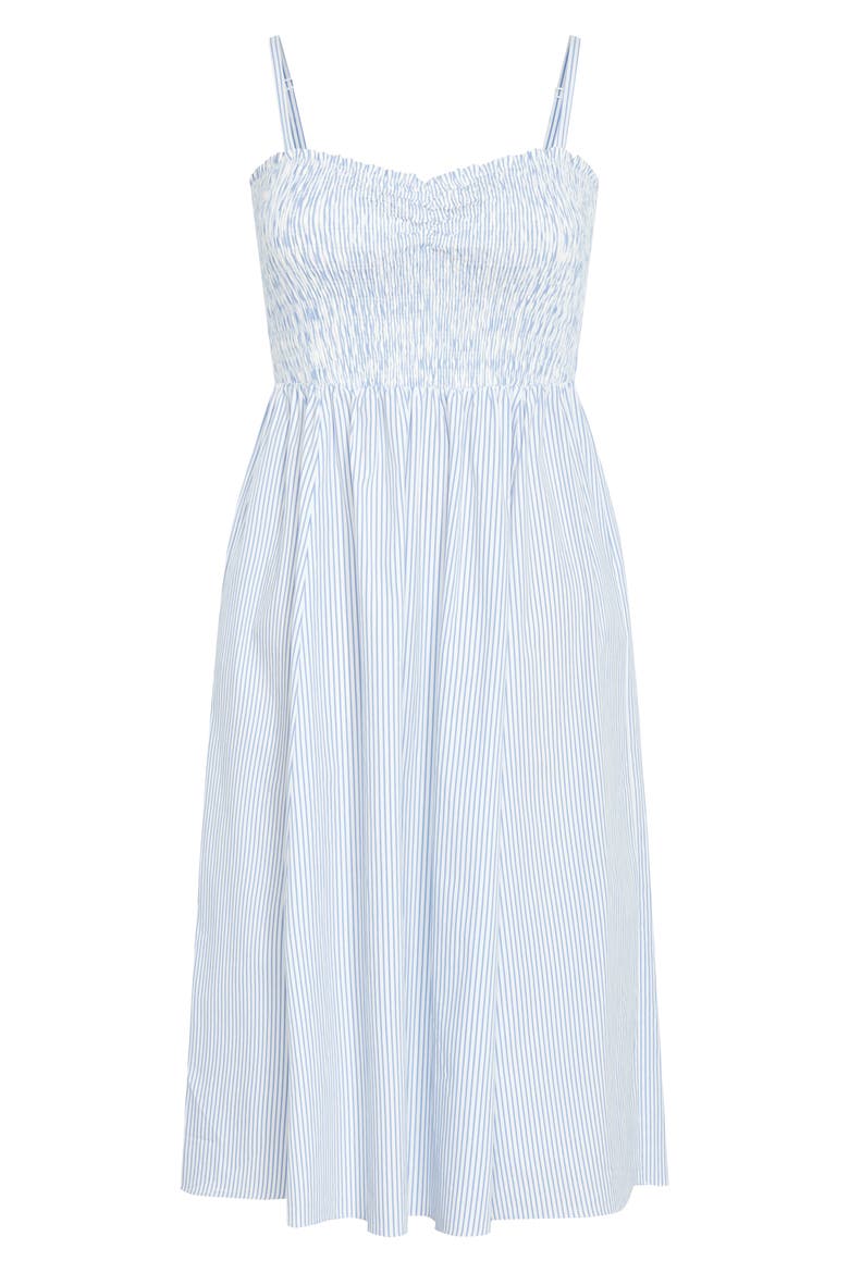 Vacation Stripe Sleeveless Maxi Dress, Alternate, color, BLUE STRIPE