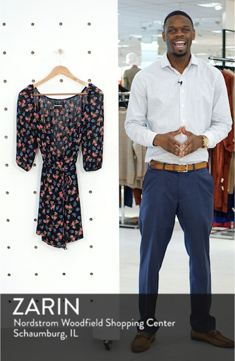 Eveleigh Wrap Minidress, sales video thumbnail
