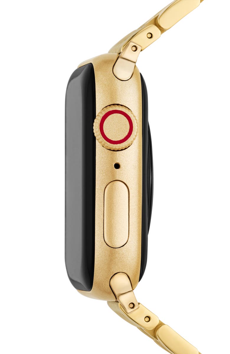 MICHELE Tapered Apple Watch<sup>®</sup> Bracelet Watchband, Alternate, color, Gold