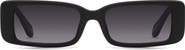 QUAY Australia Art School 36mm Rectangle Sunglasses