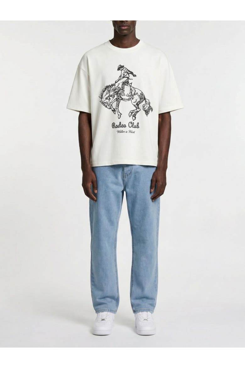 Rodeo Horse Short Sleeve T-Shirt, Alternate, color, Off-white