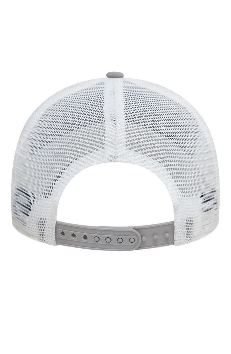 New Era Youth New Era Gray Manchester United Iridescent Trucker Adjustable Hat, Alternate, color,