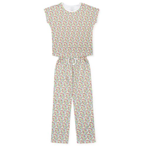 Lila And Hayes Pajama Pant Set In Arboretum Floral