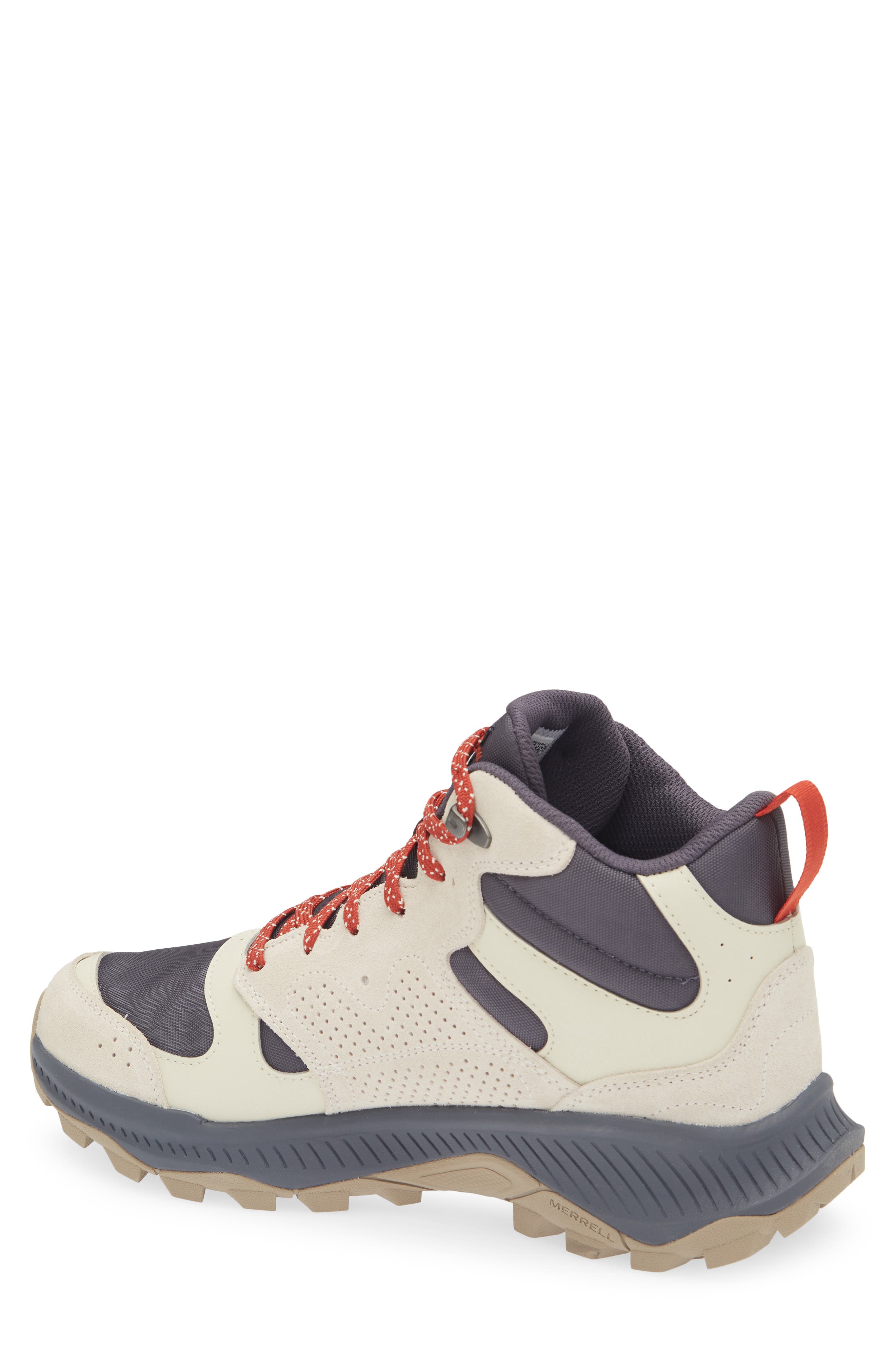 Merrell Tempo Sol Waterproof Mid Top Hiking Boot, Alternate, color, Stucco/ Comet