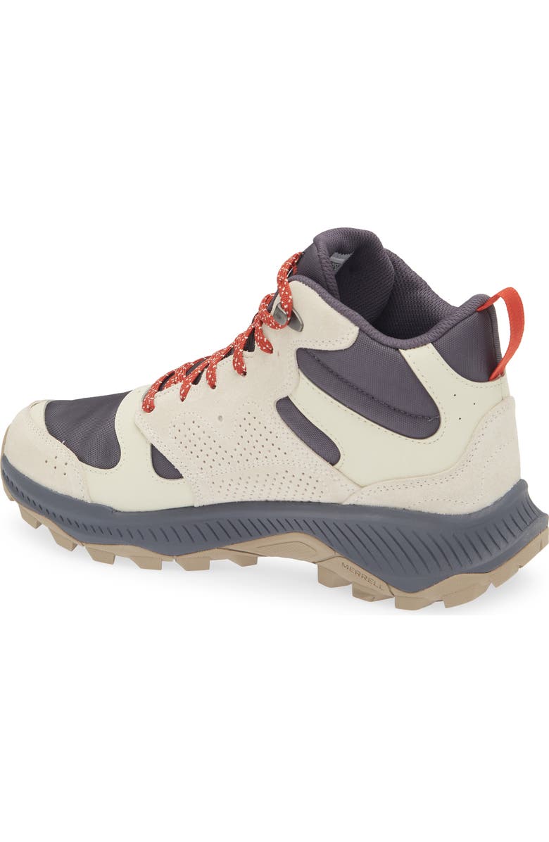 Merrell Tempo Sol Waterproof Mid Top Hiking Boot, Alternate, color, Stucco/ Comet