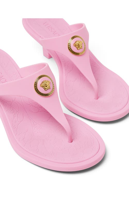 Versace Alia Medusa T-strap Sandal