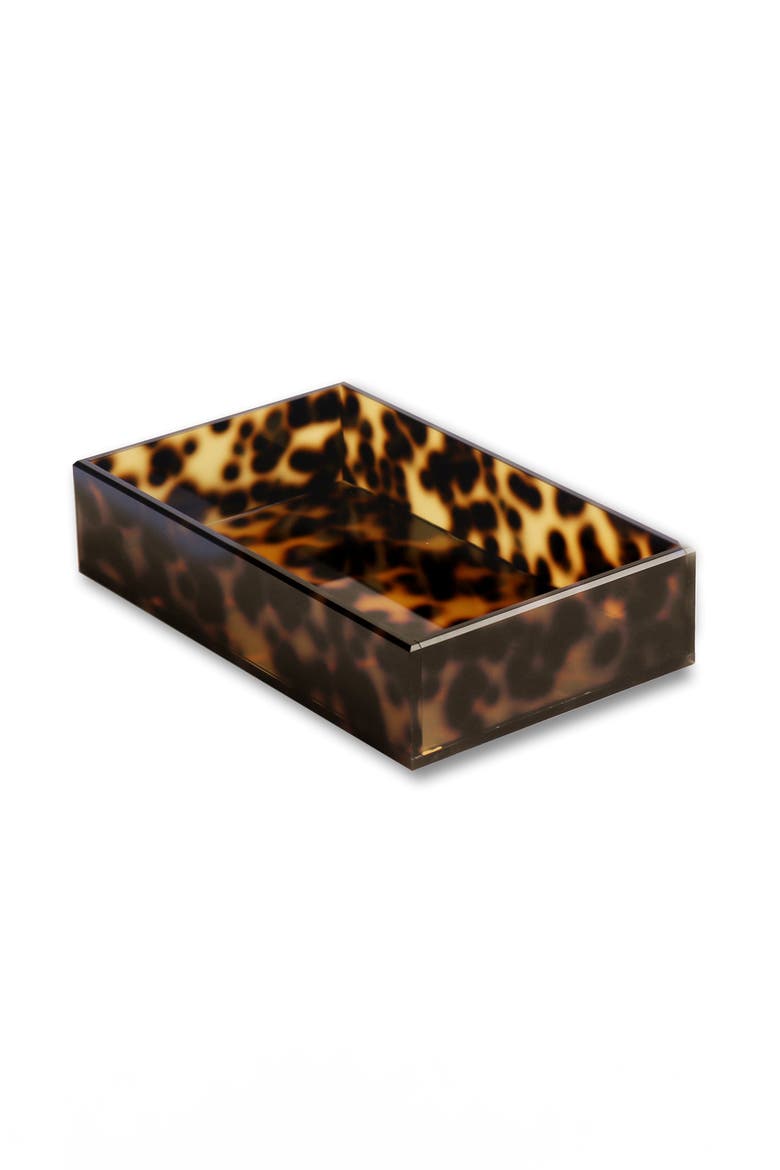 VIDA Acrylic Tortoise Guest Towel Holder, Main, color, Tortoise