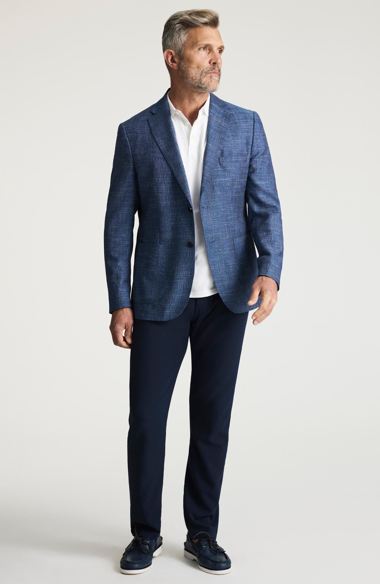 Мужские куртки 34 Heritage Matteo Marled Wool Blend Sport Coat — фото 4